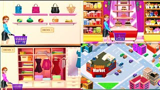 Supermarket Grocery Shopping: Mall Girls Games screenshot 2