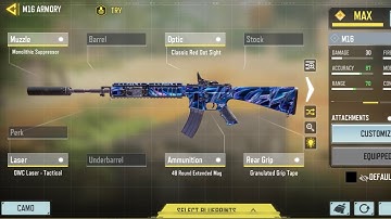 NEW AIMBOT M16 GUNSMITH FOR CODM LEGENDARY RANK MULTIPLAYER