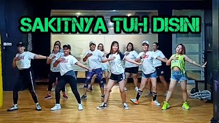 Download Lagu SAKITNYA TUH DISINI REMIX | Cita Citata | Senam Kreasi | Choreo Zin Chicie MP3