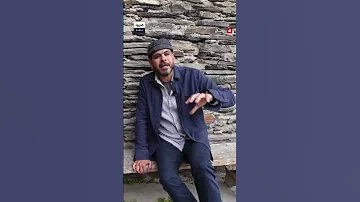 حوار هادئ بين رح ال وأحد سكان أوشغولي الجورجية 