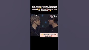 jimin flirting with taehyung!!😳 and jk can