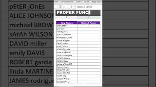 Instantly Clean Up Messy Names in Excel! ✨