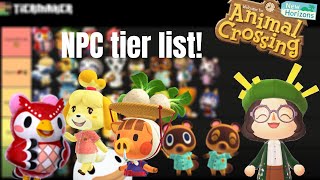 Ranking the NPCs in Animal Crossing: New Horizons (TIER LIST!)