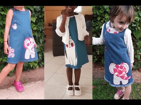 COUTURE FACILE DEBUTANT robe chasuble enfant - YouTube
