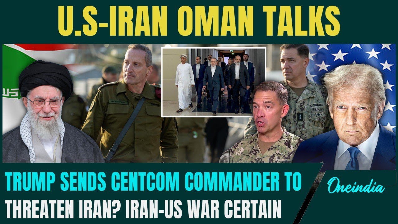 US Iran NUCLEAR War or DEAL? Trump THREATENS Iran, Sends CENTCOM Commander to Oman| War in 24 Hrs?