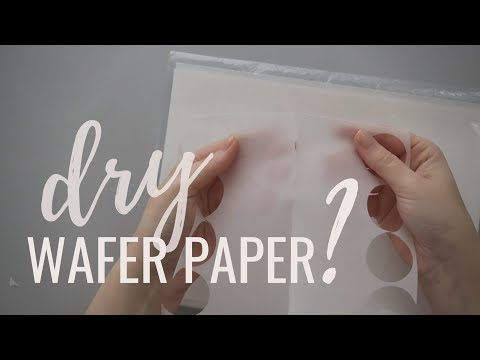 Wafer paper 101: How to Fix Dry Wafer Paper | Edible Paper Care Tips