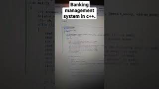banking management system in c++ 💻💻
