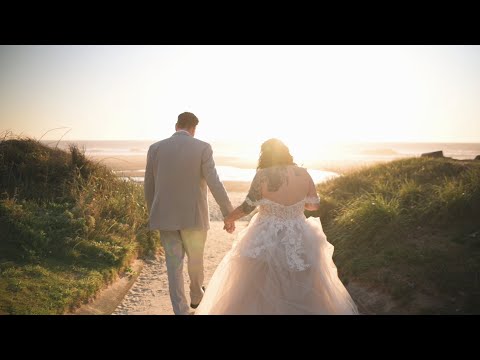 Beach Wedding Film at Chinook winds Casino resort