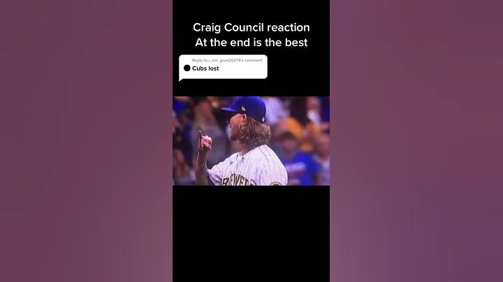 Chicago cubs lose by Craig counsel’s reaction is the best #shorts