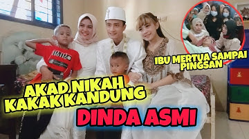 AKAD NIKAH KAKAK KANDUNG DINDA ASMI [IBUNDA MEMPELAI WANITA SAMPAI PINGSAN] SAKING TERHARUNYA