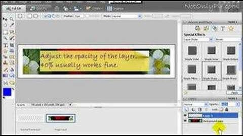 How To Insert A Frame In A Header Using Photoshop Elements