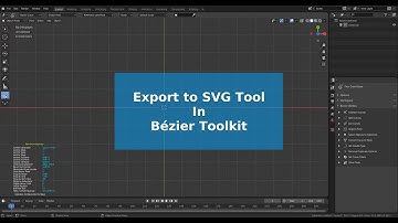 Export to SVG Op | Bézier Toolkit | Free Blender 2.8x Add-On