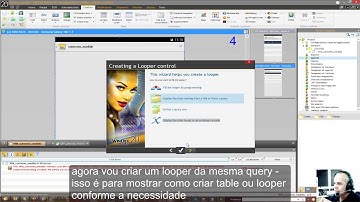 Video Aula Windev Tutorial Windev curso exame 016 Mobile Menu Tabela Looper Pessoas