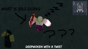 1v1ing in deepwoken dev, but we choose eachothers builds.