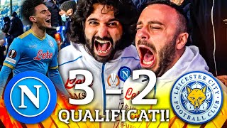 💙 QUALIFICATI!!! NAPOLI 3-2 LEICESTER | LIVE REACTION NAPOLETANI AL MARADONA HD