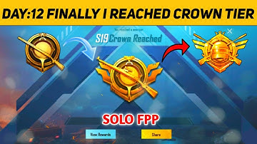 🔥DAY12 FINALLY I REACHED CROWN SOLO FPP SAMSUNG A3,A5,A6,A7,J2,J5,J7,S5,S6,S7,59,A10,A20,A30,A50,A70