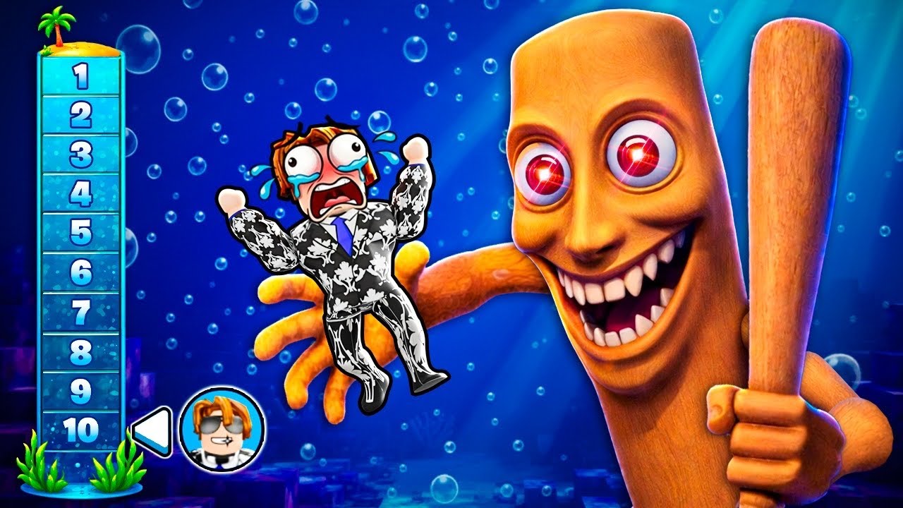 NUNCA TENTE PEGAR UM BRAINROT NO FUNDO DO OCEANO NO ROBLOX