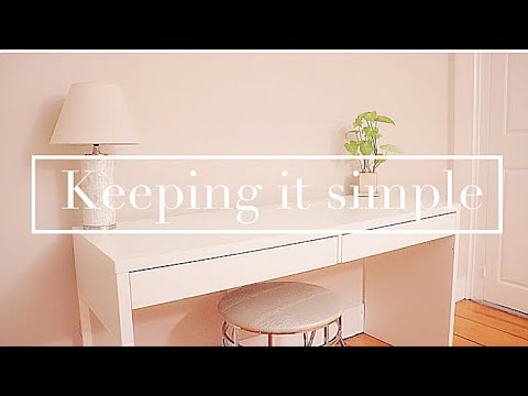 How To Keep Your Desk Organized And Simple Youtube