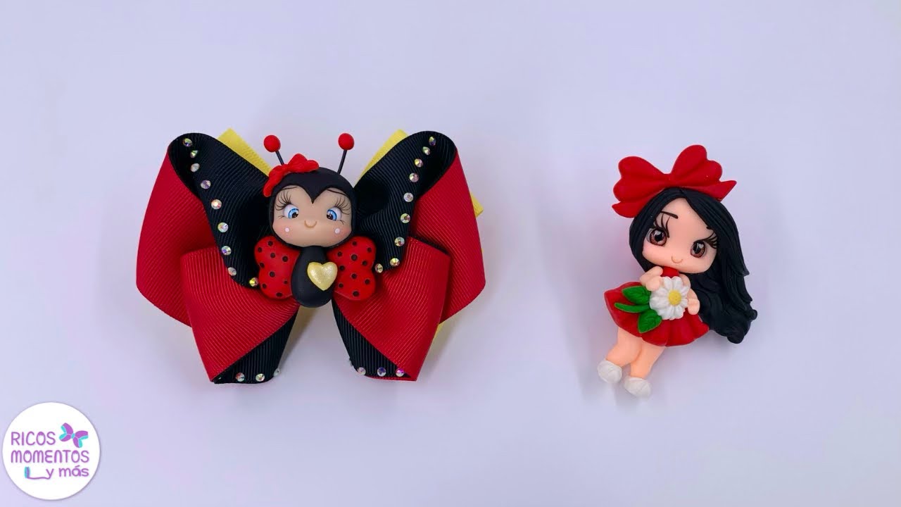 Cómo hacer moños con listón de 4 cm o listón de 3.8 cm / lazos para niñas /laço fita n 9 / moños