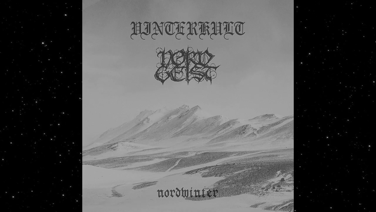 Vinterkult / Nordgeist - Nordwinter (Full Split) black metal caterpillar