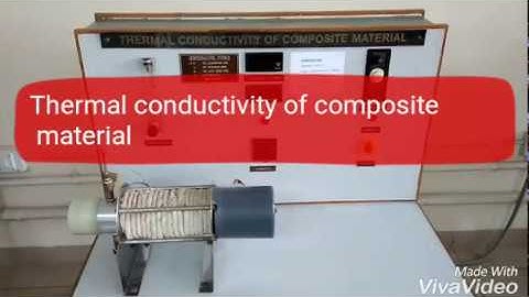 thermal conductivity of composite rod