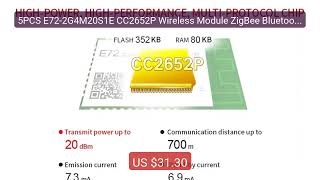 5PCS E72-2G4M20S1E CC2652P Wireless Module ZigBee Bluetooth 2... — Amazing Value 2026 | Must Have!