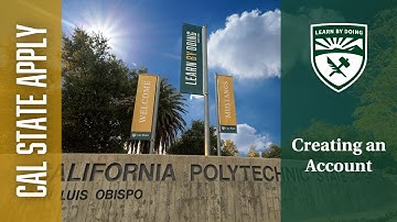 Cal State Apply - Creating an Account