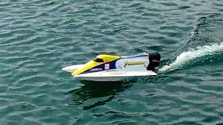 Hornet Formula-1 Tunnel Hull @ Darlington District Model Boat Club 8th May 2024