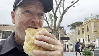 Frascati 2023 - Rome Italy Day Trip. Best Porchetta Sandwich Just 3 Euros.