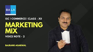 Voice Note - 2 | Marketing Mix | ISC | Commerce #class12 #isc #commerce #bacaclasses