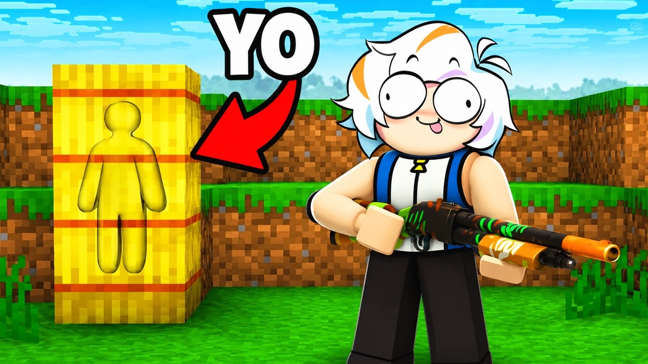 JUGANDO A LAS ESCONDIDAS CON PINTURA EN ROBLOX COMPLETO