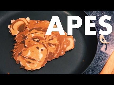 PANCAKE APES! [ Pancake Art ]