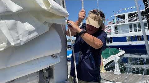Rigging the Main Sail Technique