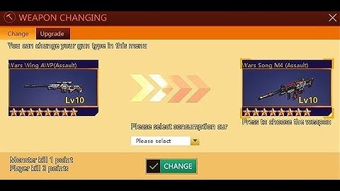 MAT2 How to Changing Wars Wing AWP to Wars Song M4
