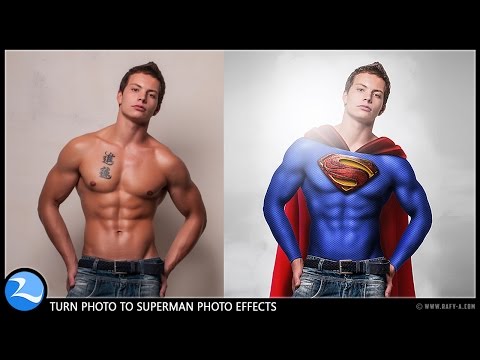 Superman Photo Effects Photoshop Manipulation Tutorial Superman Photo Effects Photoshop Manipulation Tutorial