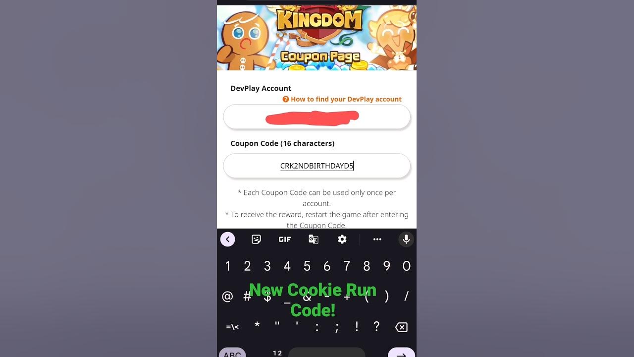 New cookie run code crk youtube