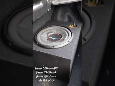 Pioneer DEH-3090BT Pioneer TS-W306R Pioneer GM-D8601 Vibe Slick 6C-V7 #shorts Pioneer DEH-3090BT Pioneer TS-W306R Pioneer GM-D8601 Vibe Slick 6C-V7 #shorts