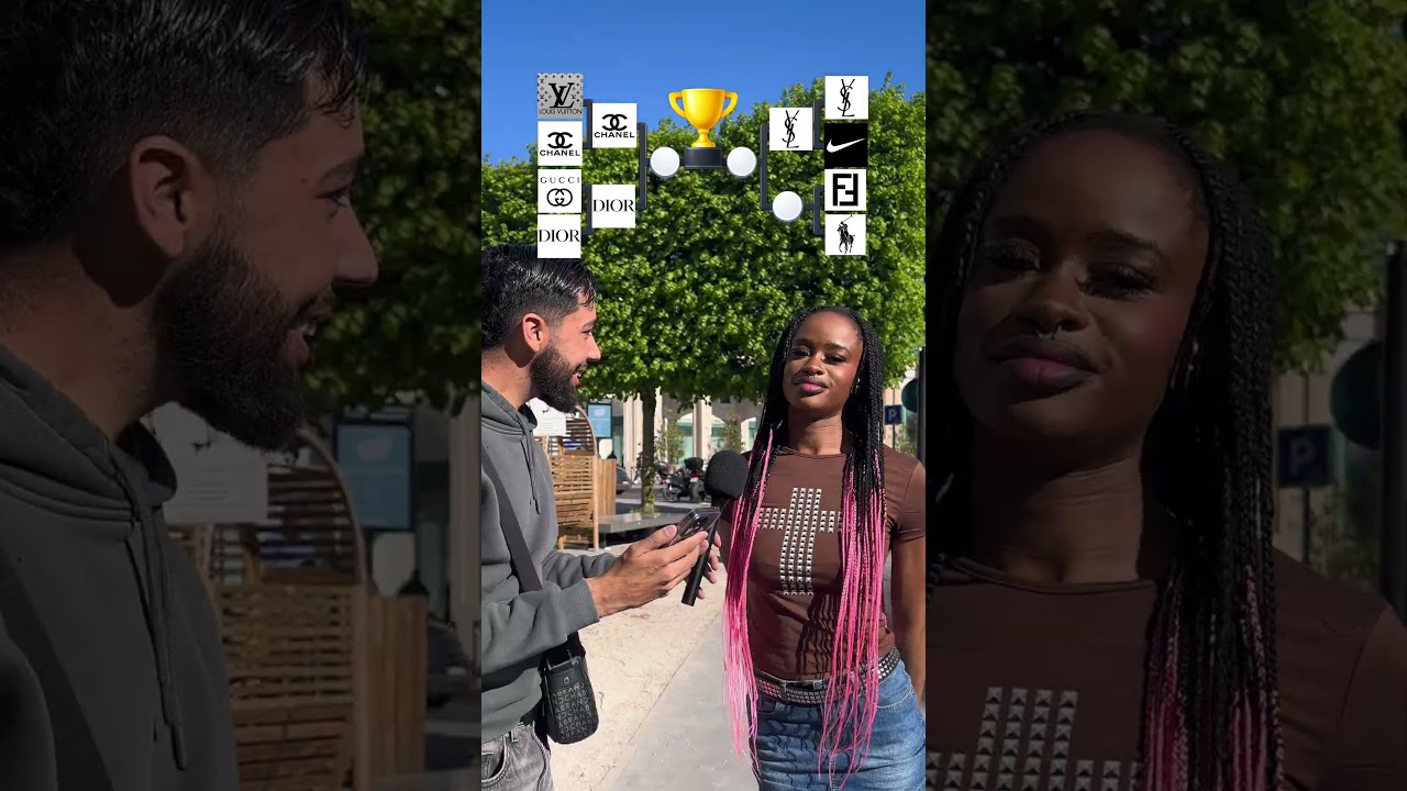 Quelle est ta marque de luxe préférée ? 😂 #microtrottoir