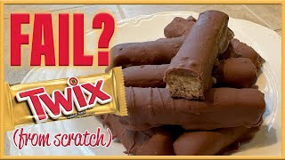 Homemade Twix Bar Fail? Attempting to Make Twix Bars From Scratch