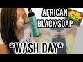 WASH DAY // AFRICAN BLACK SOAP ON LOCS! | Patty Phattty