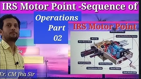 Sequence of IRS Motor Point Operations part 2, Railway Signaling #21