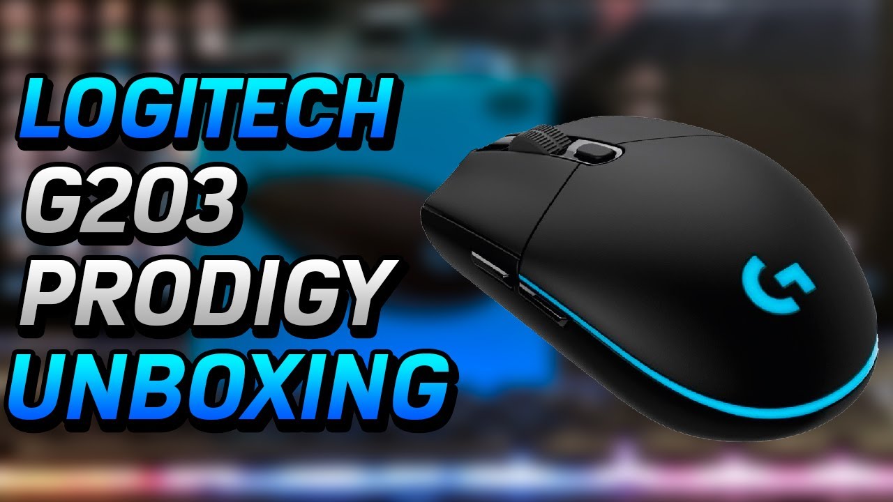 UNBOXING MOUSE LOGITECH G203 PRODIGY | M4RCK0 - YouTube