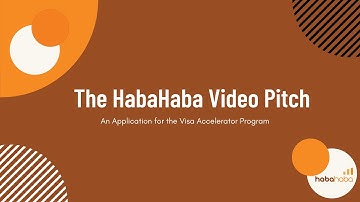 The HabaHaba Pitch- Visa Accelerator Program