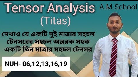 Tensor Analysis (Hon