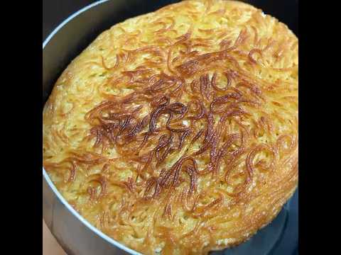 かた焼きミートソースパスタ