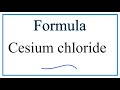 Cesium and Its Compounds