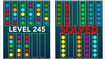 Ball Sort Puzzle Level 245 - Complete