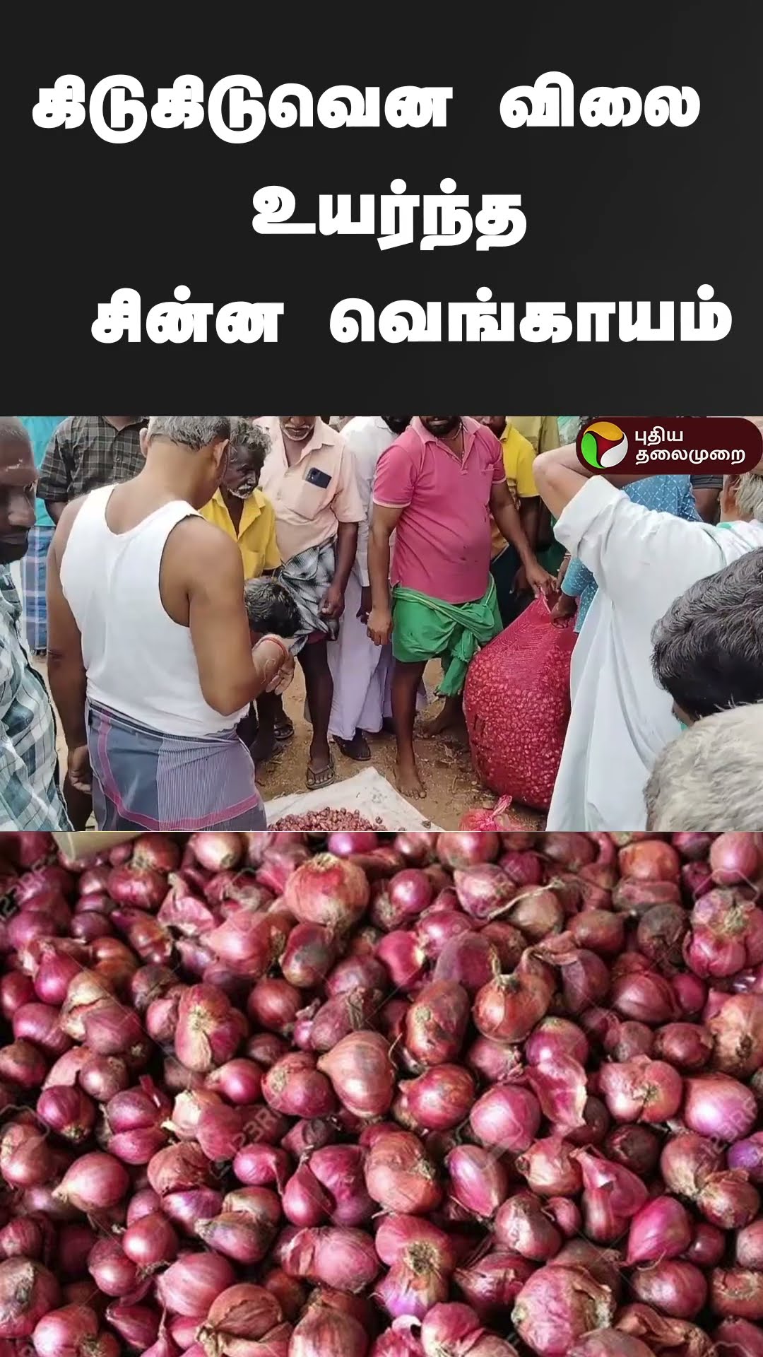 கிடுகிடுவென விலை உயர்ந்த சின்ன வெங்காயம் | #shorts | #andipatti | #smallonions