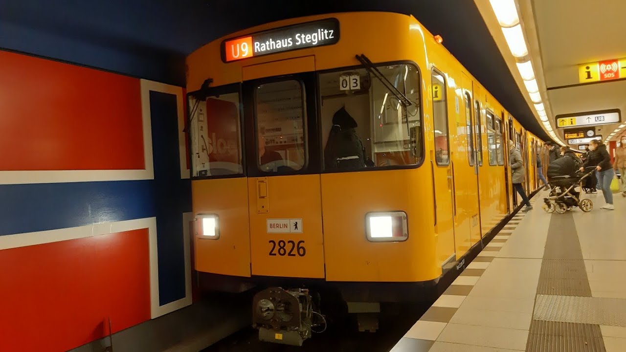 Mitfahrt in der U9 von Osloer Straße bis Rathaus Steglitz im F87 mit Jimmy U8