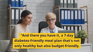 7 Day Diabetes Budget Friendly Meal Plan Costing Under 5 Pounds Per Day